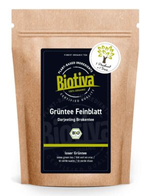 Biotiva Darjeeling Grüntee Feinblatt Bio  von Biotiva