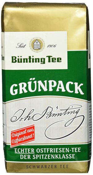 Bünting Grünpack Echter Ostfriesentee  von Bünting