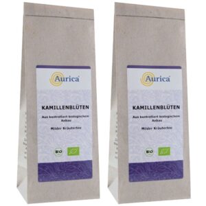 Kamillenblütten Tee Bio Doppelpack  von Aurica