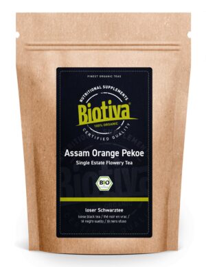 Biotiva Assam Orange Pekoe Schwarztee Bio  von Biotiva