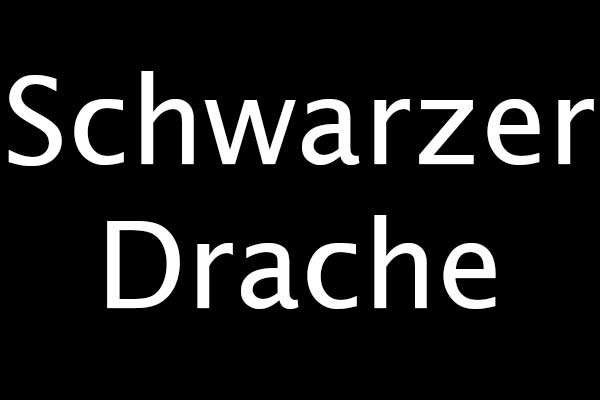 schwarzer Drachentee