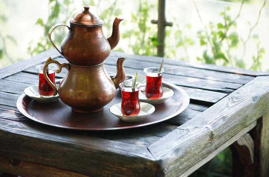 türkische Teekanne